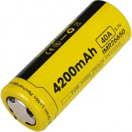 Аккумулятор NITECORE IMR NL26650A 3.7v 4200mA 40A FLAT TOP 14534
