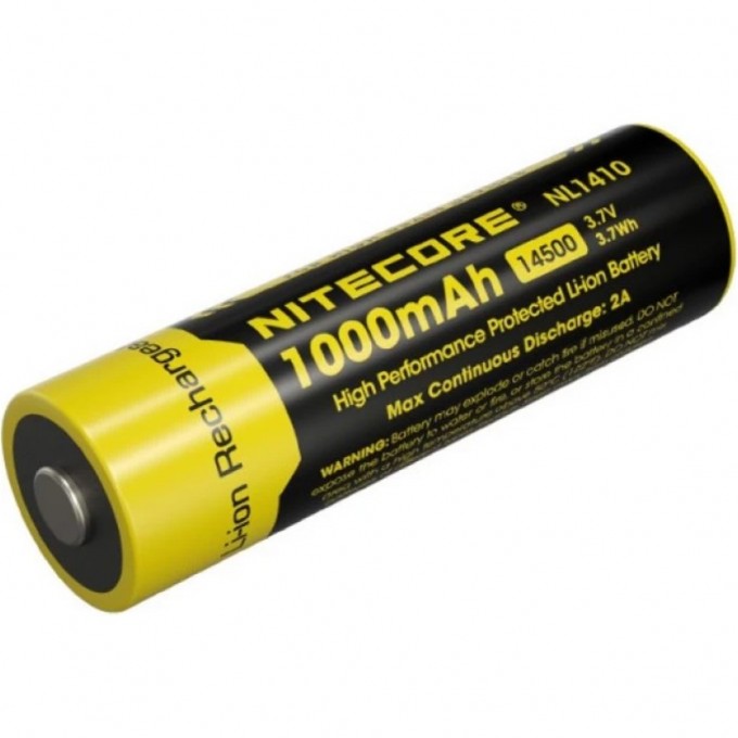 Аккумулятор NITECORE NL1410 14500 Li-ion 3.7v 1000mA 0594 Аккумулятор NITECORE NL1410 14500 Li-ion 3.7v 1000mA 0594