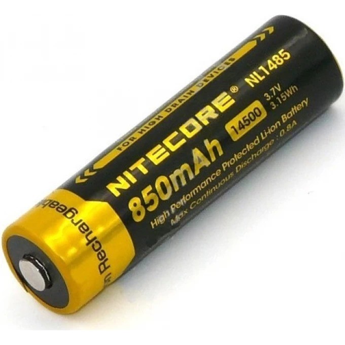 Аккумулятор NITECORE NL1485 14500 LI-ION 3.7v 850mA 9972 Аккумулятор NITECORE NL1485 14500 LI-ION 3.7v 850mA 9972