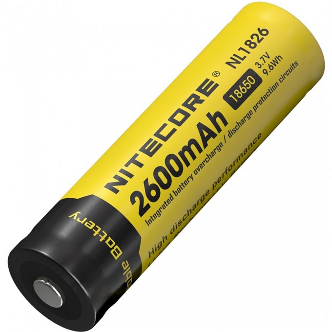 Аккумулятор NITECORE NL1826 18650 LI-ION 3.7v 2600mA 9324 Аккумулятор NITECORE NL1826 18650 LI-ION 3.7v 2600mA 9324