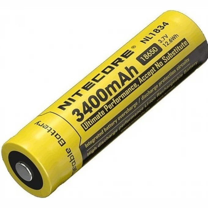Аккумулятор NITECORE NL1834 18650 LI-ION 3.7v 3400mA 10927 Аккумулятор NITECORE NL1834 18650 LI-ION 3.7v 3400mA 10927