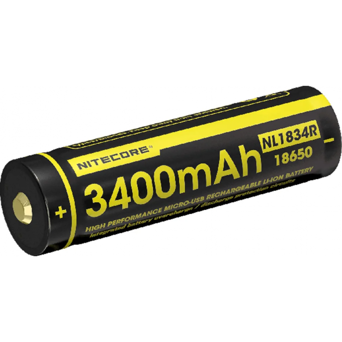 Аккумулятор NITECORE NL1834R 3400 18650 micra-USB 0563 Аккумулятор NITECORE NL1834R 3400 18650 micra-USB 0563