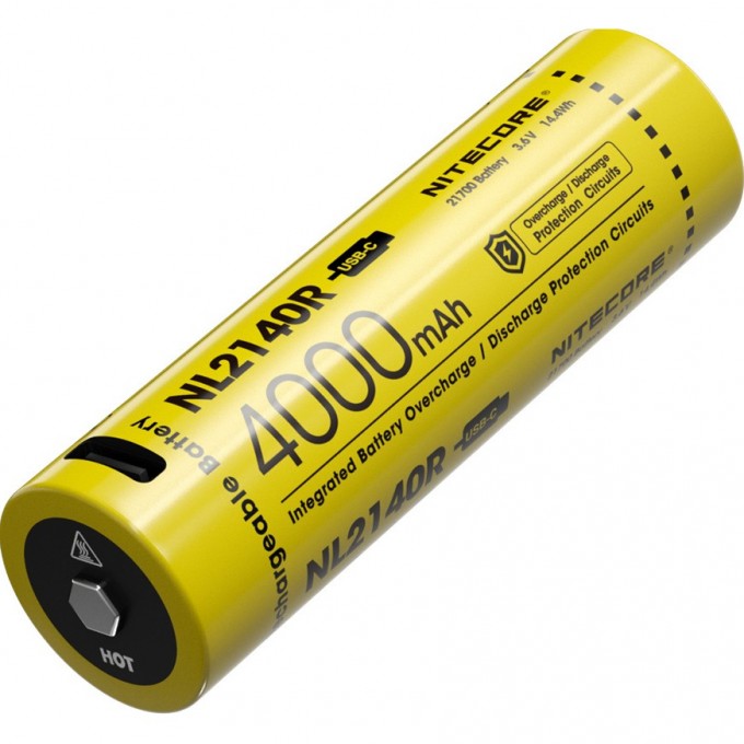 Аккумулятор NITECORE NL2140R 21700 Li-Ion 4000mAh 1403902 Аккумулятор NITECORE NL2140R 21700 Li-Ion 4000mAh 1403902