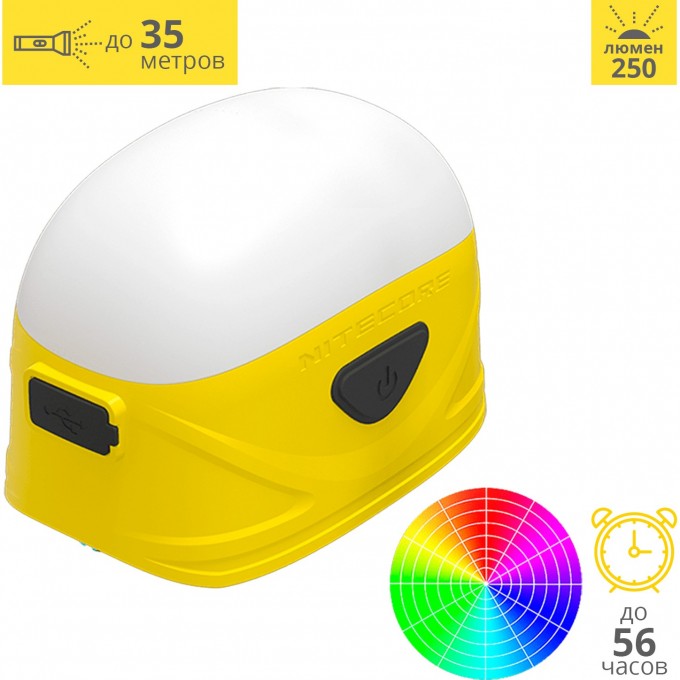 Фонарь NITECORE LA30 YELLOW MAGNETIC HIGH CRI LED 17444 Фонарь NITECORE LA30 YELLOW MAGNETIC HIGH CRI LED 17444