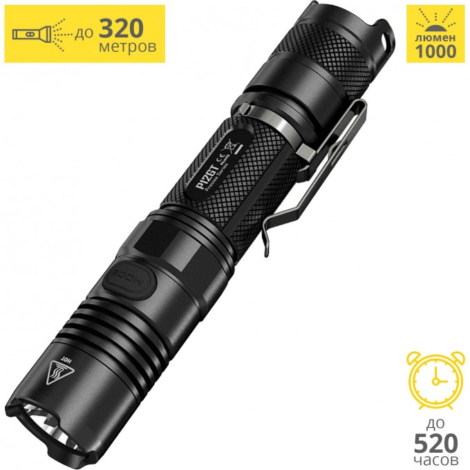 Фонарь NITECORE P12 GT CREE XP-L HI V4 14011 Фонарь NITECORE P12 GT CREE XP-L HI V4 14011
