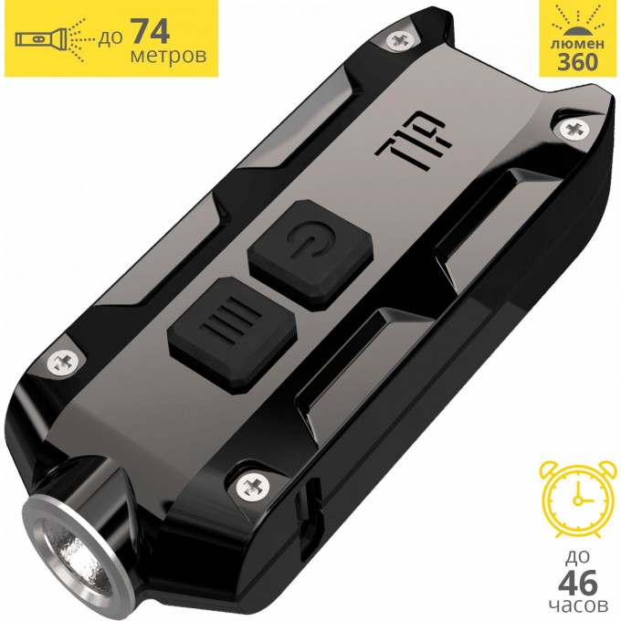 Фонарь NITECORE TIP SS JET BLACK CREE XP-G2 S3 16977 Фонарь NITECORE TIP SS JET BLACK CREE XP-G2 S3 16977