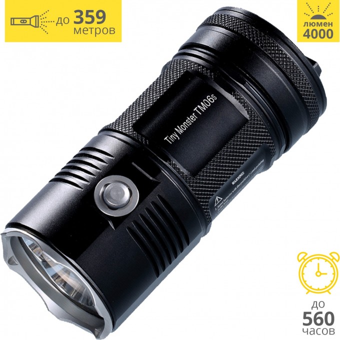 Фонарь NITECORE TM06S CREE XM-L2 U3*3 14408 Фонарь NITECORE TM06S CREE XM-L2 U3*3 14408