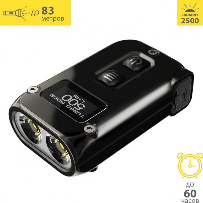 Наключный фонарь NITECORE TINI2 SS OSRAM P2 21928 Наключный фонарь NITECORE TINI2 SS OSRAM P2 21928