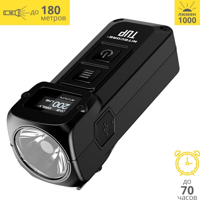 Фонарь NITECORE TUP GREY CREE XP-L HD V6 18401 Фонарь NITECORE TUP GREY CREE XP-L HD V6 18401